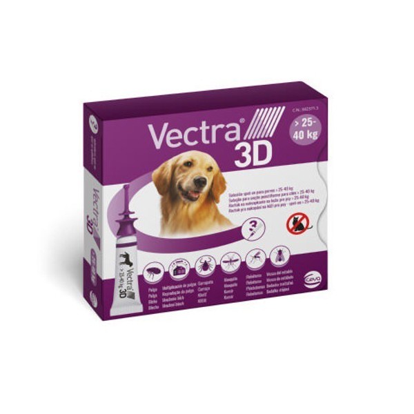 Pipetas antiparasitario perro Vectra 3D