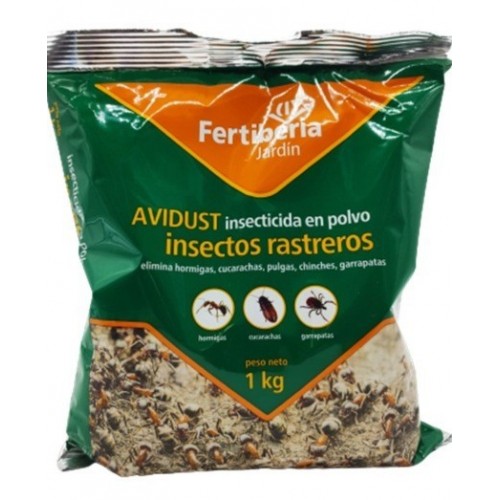 Insecticida en polvo insectos rastreros AVIDUST FERTIBERIA 1 kg