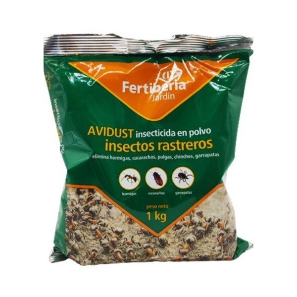 Insecticida en polvo insectos rastreros AVIDUST FERTIBERIA 1 kg