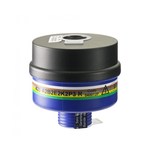 Filtro mascarilla con pantalla para gases