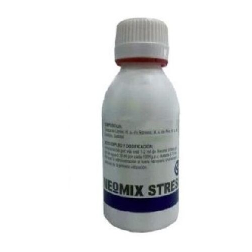 Neomix streess 1 litro para aves ,conejos ,bovino , porcino ,ovino y caprino