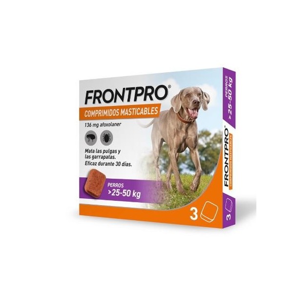 FRONTPRO comprimidos  antiparasitario para perros