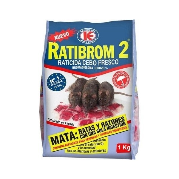 Raticida RATIBROM 2 raticida  1 kg