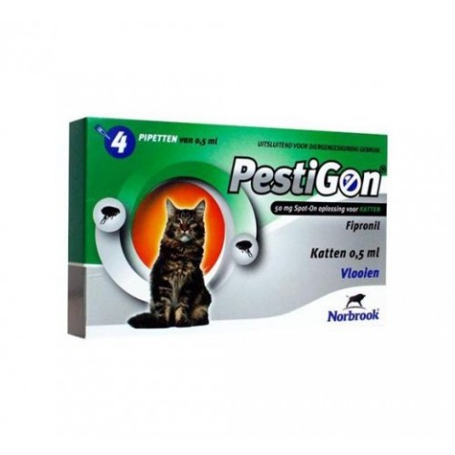 PESTIGON  gatos de 4 pipetas