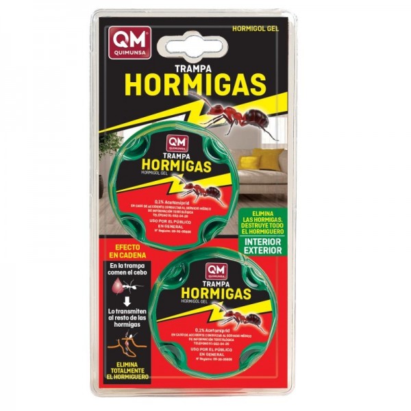 Trampa anti-hormigas en gel