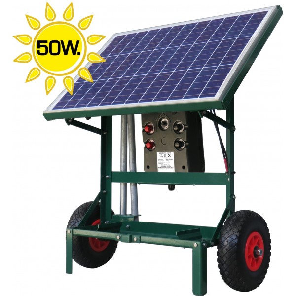 Pastor eléctrico ZARPAZO 12 v móvil solar 50 w