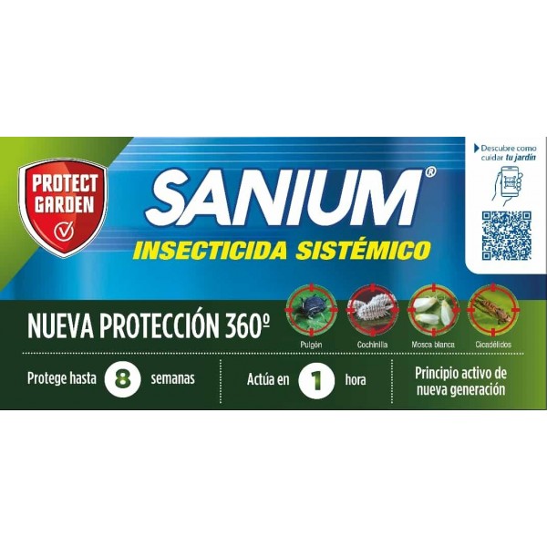 Insecticida sistémico pa huerta  SANIUN multiacción spray 800 ml