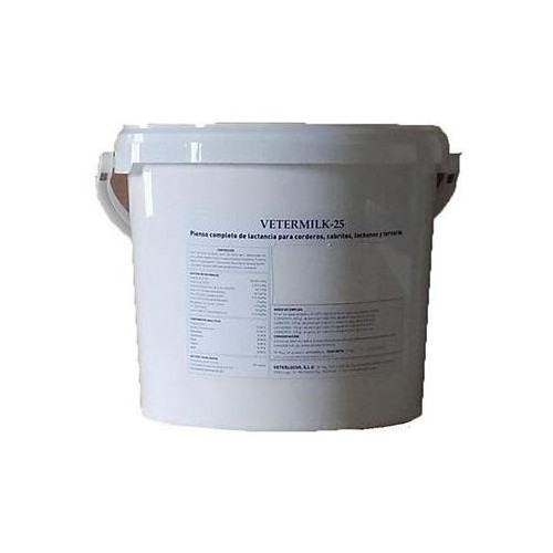 Vetermilk-25 pienso completo de lactancia para corderos , cabritos , lechones y terneros 10 kg