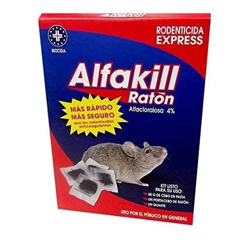 Raticida ALFAKILL ratón 200 gr más rápido y seguro
