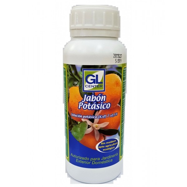 Insecticida natural jabón potásico GL CENTER 500 ML