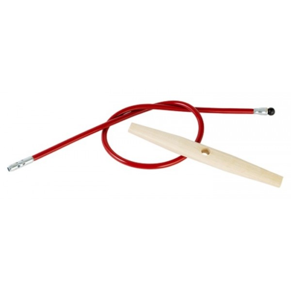 Sonda esofágica para desatascamiento terneros / ovino ,flexible ,con abrebocas de madera