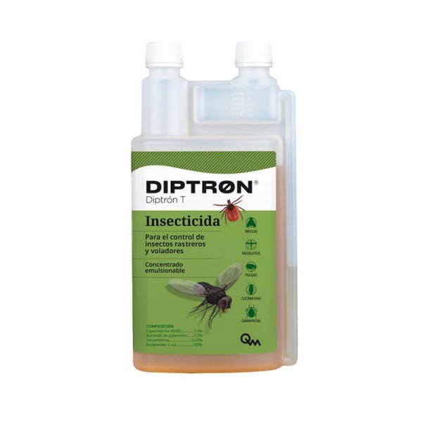 Insecticida concentrado para rastreros y voladores DIPTRÓN -T  250 ml ¡NUEVO ENVASE DOSIFICADOR!