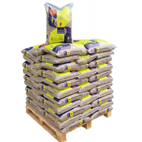 ¡¡¡¡ Pack de 6 sacos de pellets Asturias de 15 kg !!!! ¡ Portes gratis !