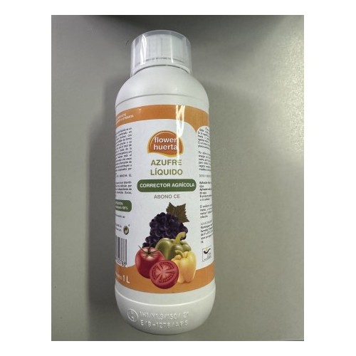 Azufre Líquido Flower 1L | Fungicida y Acaricida para Huerto y Jardín