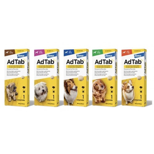 AdTab comprimido masticable antiparasitario para perro ¡¡¡ SÚPER PRECIO !!!