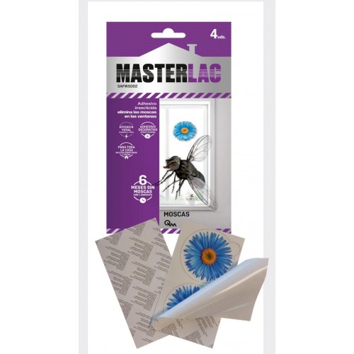 Adhesivo insecticida MASTERLAC ventanas ¡¡¡ 6 meses sin moscas !!!