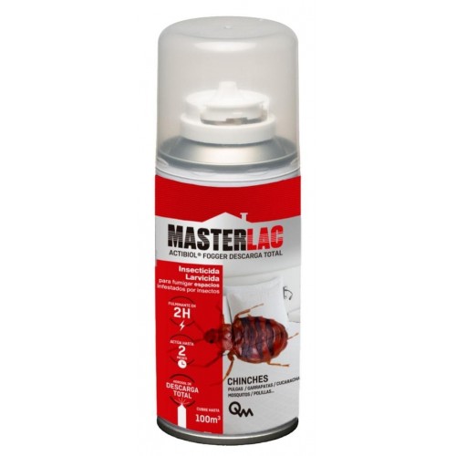 Bomba insecticida descarga total MASTERLAC especial chinches