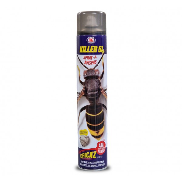 Insecticida avispas fulminante KILLER 51 spray 750 ml especial largo alcance