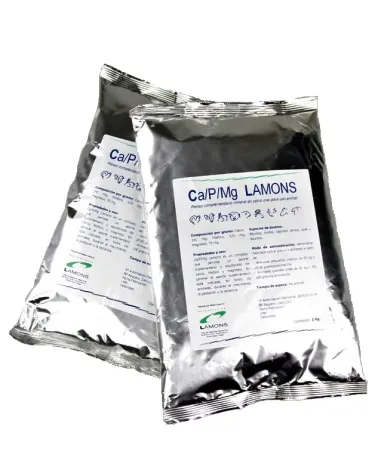 Pienso complementario Ca /P /Mg LAMONS de 1 kg polvo oral para uso animal