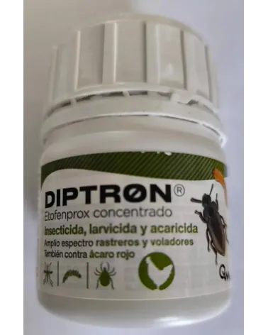 Insecticida Diptrón larvicida ,acaricida ETOFEMPROX rastreros y voladores ,acción rápida