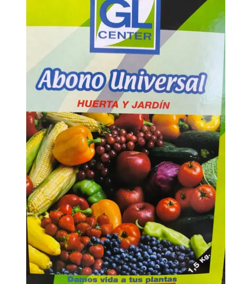 Abono Universal Huerta y Jardín 15 kg | Nutrición Completa para Planta