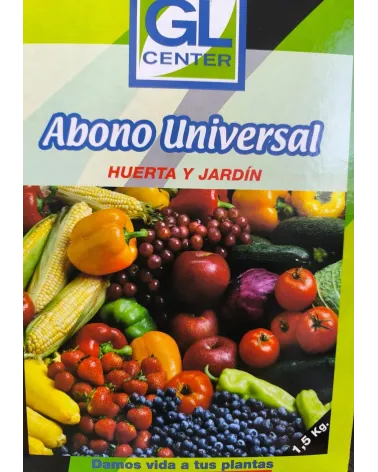 Abono Universal Huerta y Jardín 15 kg | Nutrición Completa para Planta