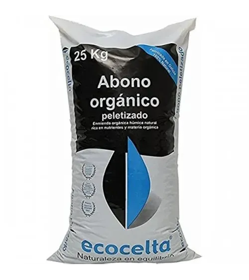 Abono orgánico ecológico de gallina 25 kg + Horca -10%