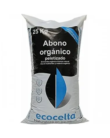Abono orgánico ecológico de gallina 25 kg + Horca -10%