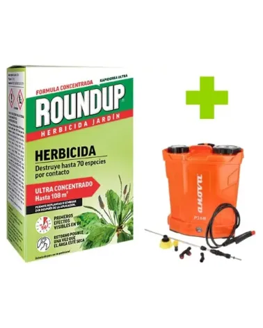 Herbicida Roundup Eco 250 ml + Pulverizador Anova Batería 16 litros -1