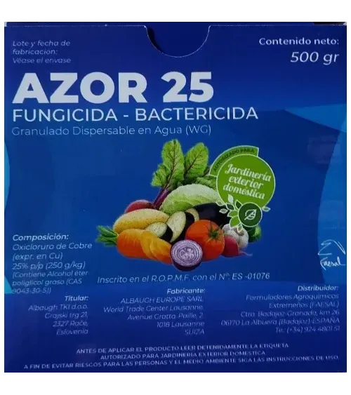Fungicida Natural Ecológico Septum 1 l + Fungicida Bactericida Azor