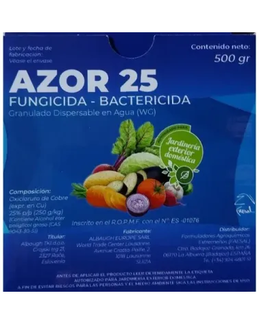 Fungicida Natural Ecológico Septum 1 l + Fungicida Bactericida Azor