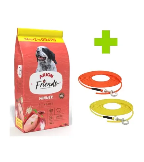 Arion Friends Winner para perros + Trailla redonda Polytec 10 mm