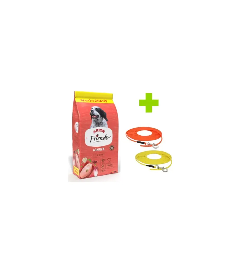 Arion Friends Winner para perros + Trailla redonda Polytec 10 mm