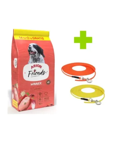 Arion Friends Winner para perros + Trailla redonda Polytec 10 mm