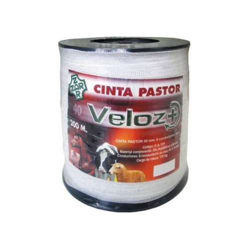 Cinta pastor 20mm para cercados eléctricos de caballos, perros, etc.