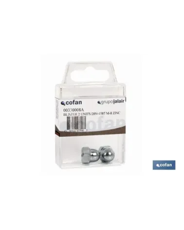 BLÍSTER DE 4 UDS. DIN-1587 M-6 ZINC VENTA UNITARIA