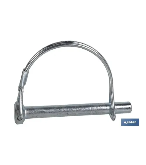 PASADOR ELASTICO CENTRO EJE 6 MM.