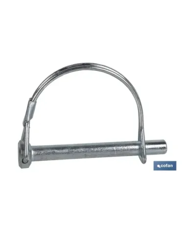 PASADOR ELASTICO CENTRO EJE 8 MM.
