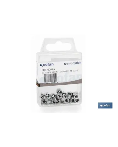 BLÍSTER DE 4 UDS. DIN-985 M-8 ZINC VENTA UNITARIA