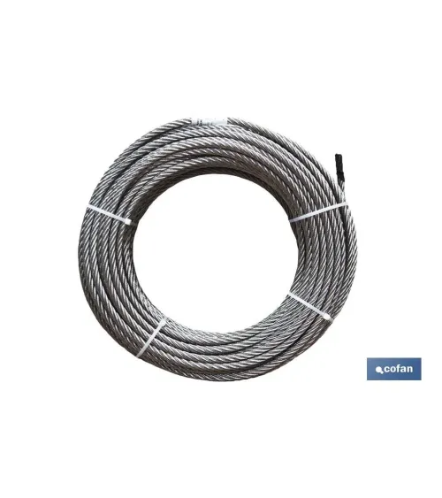 ROLLO CABLE GALVANIZADO 250 MTS. 3MM.