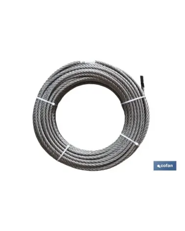 ROLLO CABLE GALVANIZADO 100 MTS. 4MM.