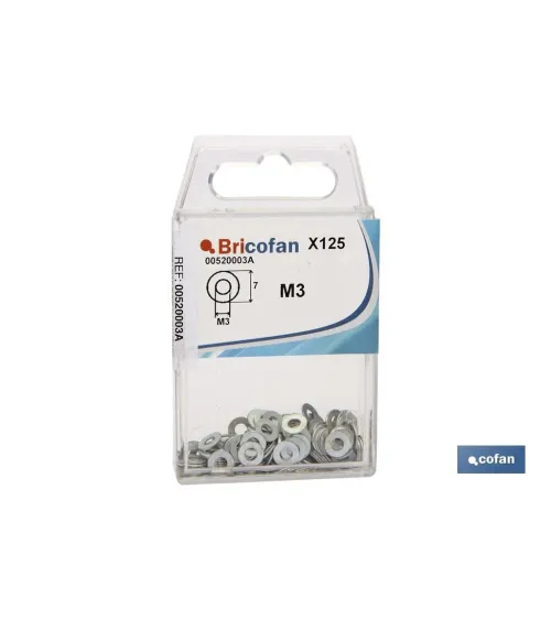 BLÍSTER DE 43 UDS. DIN-125 M-6 ZINC VENTA UNITARIA