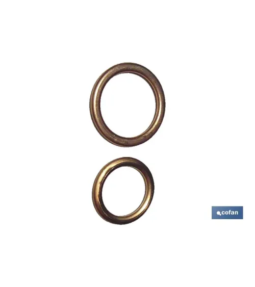 ARANDELA DE COBRE PARA TAPON CARTER 18X24