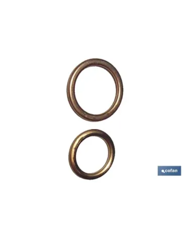 ARANDELA DE COBRE PARA TAPON CARTER 18X24