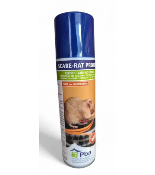 Spray anti-roedores  SCARE-RAT  500 ml ¡¡¡  NO CONTIENE VENENO !!!