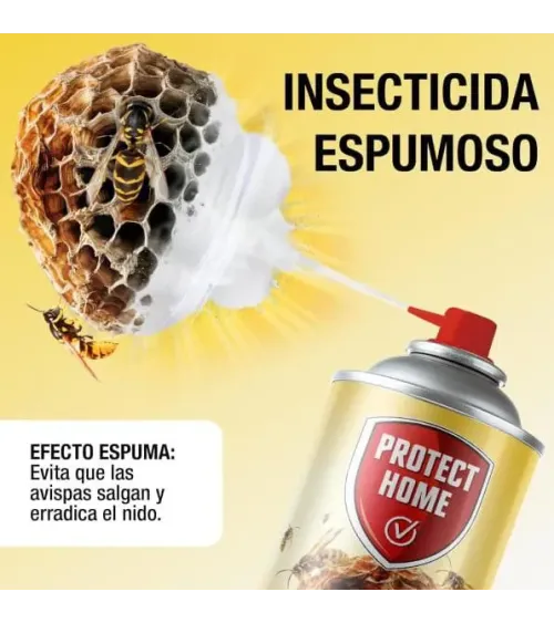 Espuma anti-avispas PROTEC HOME 750 ml