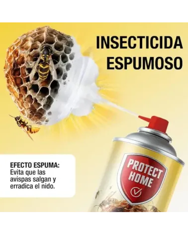 Espuma anti-avispas PROTEC HOME 750 ml