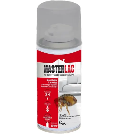 Bomba insecticida descarga total MASTERLAC especial chinches,pulgas,garrapatas ...