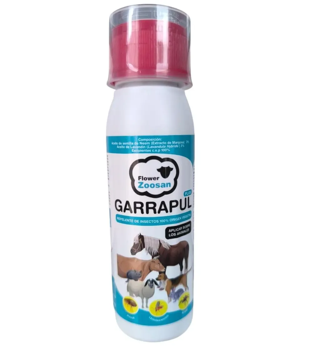 NUEVO desinfectante para gallinas GARRAPUL  PLUS  125 cc