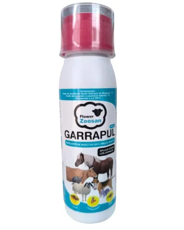 NUEVO desinfectante para gallinas GARRAPUL  PLUS  125 cc
